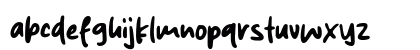 Papaya Fruit Regular Lowercase Preview
