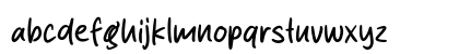 Pastry Cream Regular Lowercase Preview
