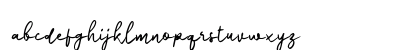 Odading Signature Regular Lowercase Preview