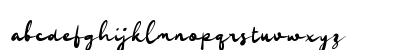 Paaniye Brusho Regular Lowercase Preview