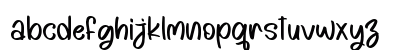 Playful Type - Personal Use Regular Lowercase Preview