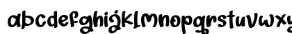 Playful Yellow - Personal Use Regular Lowercase Preview