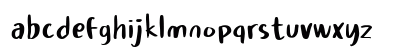 Pleasure Handwritten Font Regular Lowercase Preview