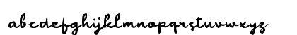 Qaffanya Regular Lowercase Preview