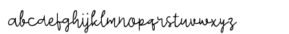 Rabacy Happy Regular Lowercase Preview