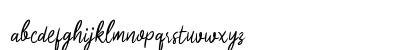 j Januari Awal Regular Lowercase Preview