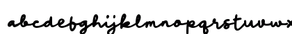 n Namigayo Regular Lowercase Preview