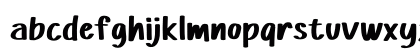 Rain Cartoon Regular Lowercase Preview