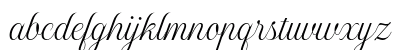 Rayson Downley Script PERSONAL Regular Lowercase Preview