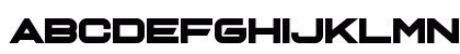Retimoa Straight Regular Lowercase Preview