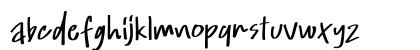 Rindang Alam Regular Lowercase Preview
