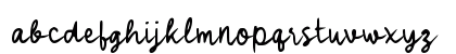 Saberon Night Regular Lowercase Preview