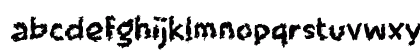 Sabhagi Regular Lowercase Preview