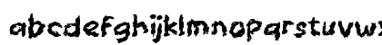 Sabhore Regular Lowercase Preview