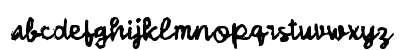 Sabihong Regular Lowercase Preview