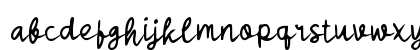Sabimunya Regular Lowercase Preview