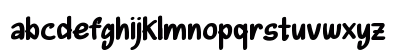 Shitake Regular Lowercase Preview