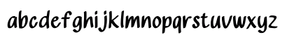 Summer Nyumer Regular Lowercase Preview