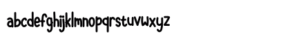 TOMARED Regular Lowercase Preview