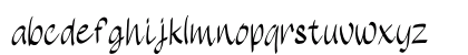 TOONIZO Regular Lowercase Preview