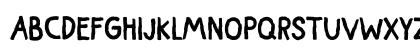 Tadiven Regular Lowercase Preview