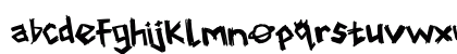 Unruly by dayo Regular Lowercase Preview