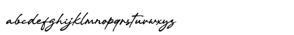 Valen Valentine Script Regular Lowercase Preview