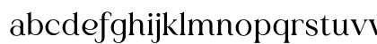 Vurnia Regular Lowercase Preview