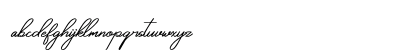 Yuanitta Italic Regular Lowercase Preview