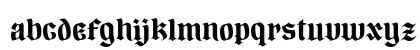 Zaken Manus PERSONAL USE Regular Lowercase Preview