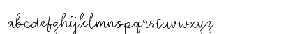 Tani Script Regular Lowercase Preview
