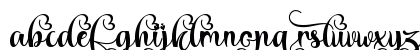 Thanks Beauty Demo Regular Lowercase Preview