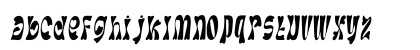 Twist Love Slant Regular Lowercase Preview