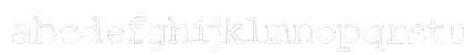 Typewriter Inked Bold Lowercase Preview