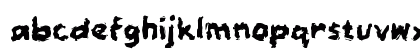 Ulastro Regular Lowercase Preview