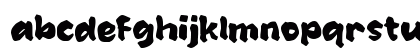 Vabondez Regular Lowercase Preview