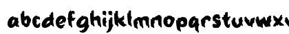 Watashiwa Regular Lowercase Preview