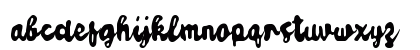 Xabasry Regular Lowercase Preview