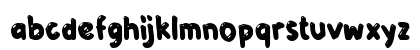 Yabateyo Regular Lowercase Preview