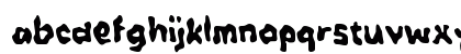Yabehango Regular Lowercase Preview
