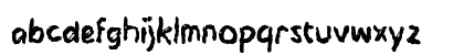 Yabelagi Regular Lowercase Preview