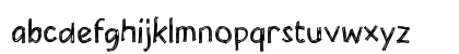 Yabersenda Regular Lowercase Preview