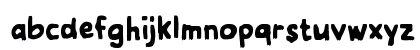 Zabdone Regular Lowercase Preview