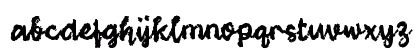 Zabityno Regular Lowercase Preview