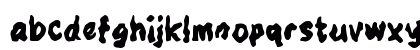 Zablengan Regular Lowercase Preview