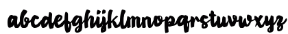 Zabondary Regular Lowercase Preview