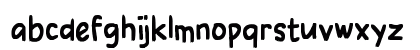 Zabzibun Regular Lowercase Preview