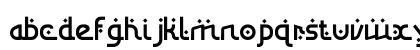 Zamro PERSONAL USE ONLY! Regular Lowercase Preview