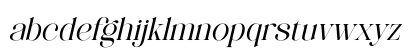 CRONDE Italic Lowercase Preview