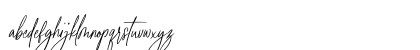 Claire Amoreth Regular Lowercase Preview